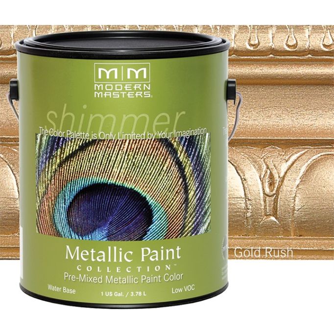 Modern Masters 1gal Gold Rush Metallic Paint