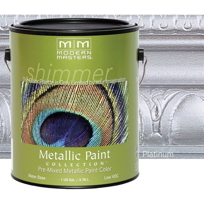 Modern Masters 1gal Platinum Metallic Paint