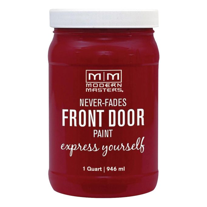 Modern Masters qt Passionate (Red) Satin Front Door Paint