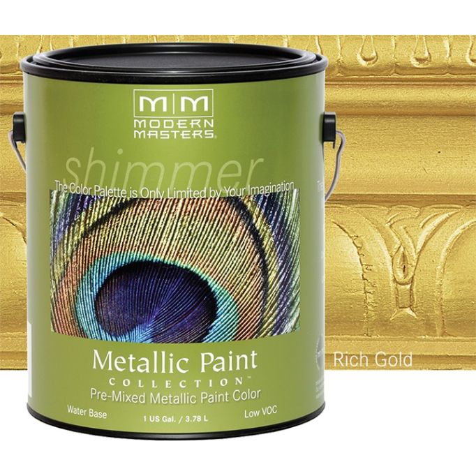 Modern Masters 1gal Rich Gold Metallic Paint