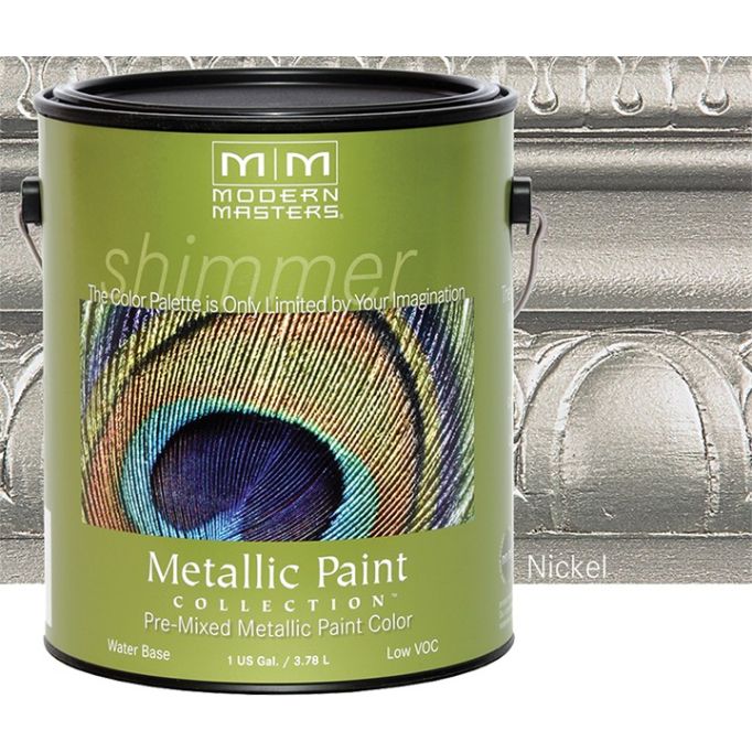 Modern Masters 1gal Nickel Metallic Paint
