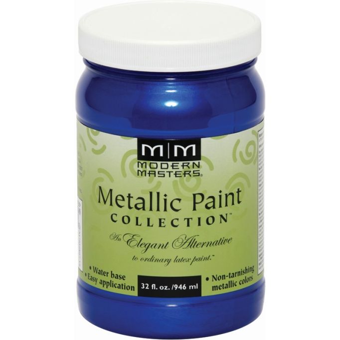 Modern Masters 30oz Venetian Blue Metallic Paint