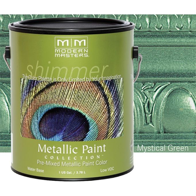 Modern Masters 1gal Mystical Green Metallic Paint