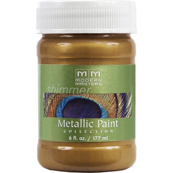 Modern Masters 5.5oz Brass Metallic Paint