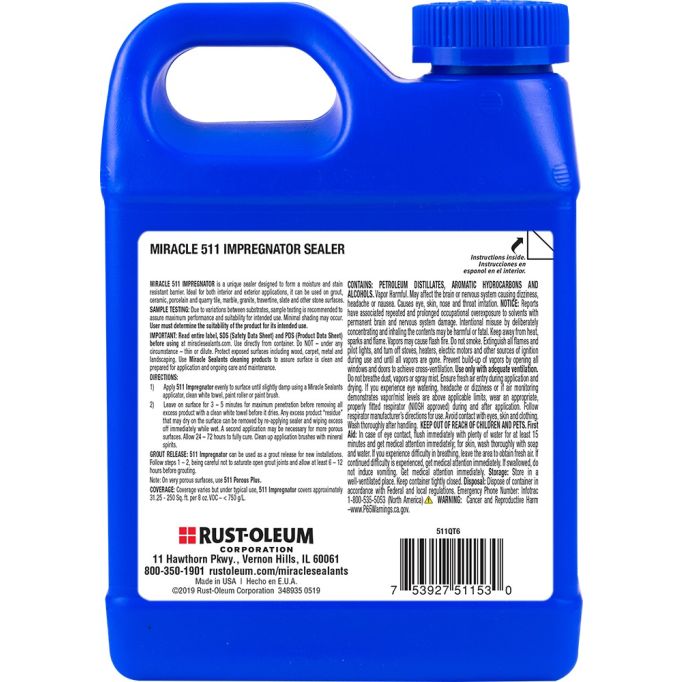 Miracle Sealants QT 511 Impregnator Sealer