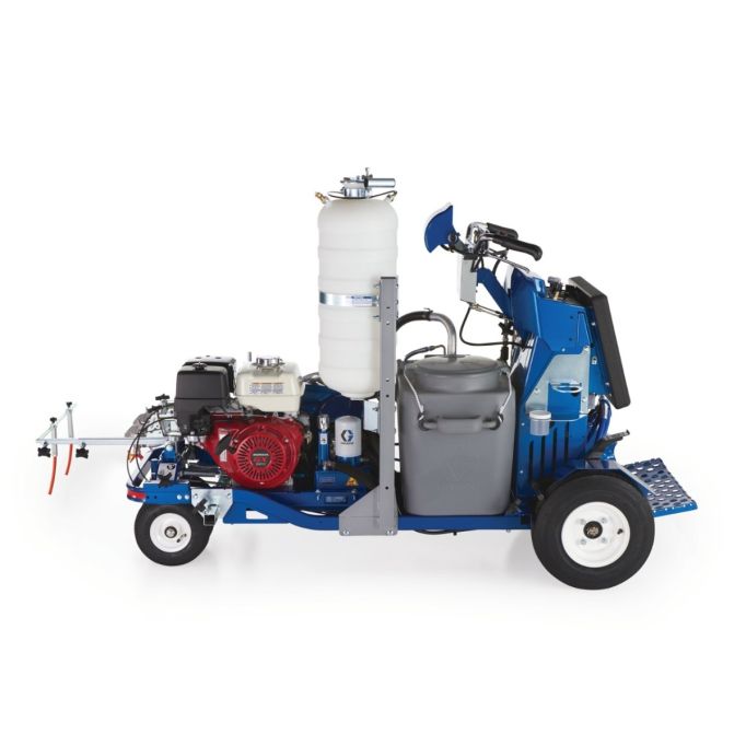 Graco LineLazer V 250SPS HP Reflective Series Self-Propelled Gas Hydraulic Airless Line Striper & Pressurized EZ Bead System w/ Two AutomaticGuns & OneTank