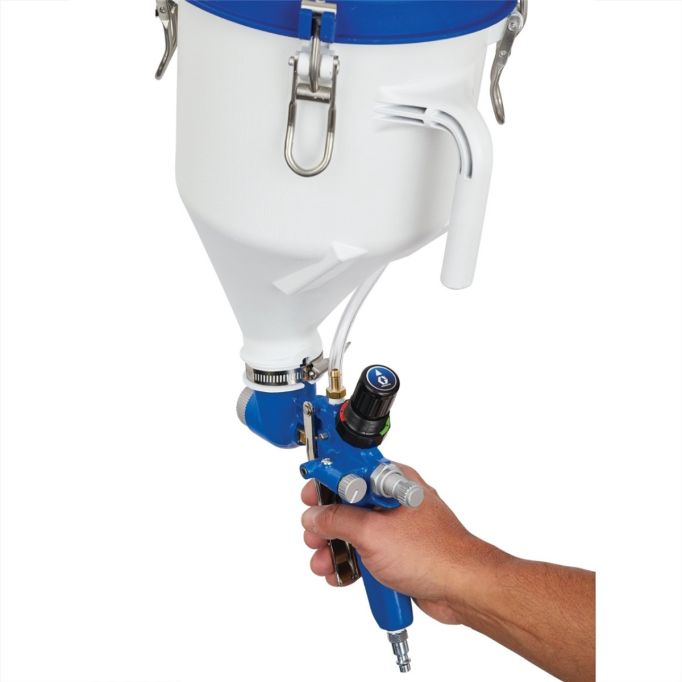 Graco TexSpray FastFinish Pressure-Boosted Hopper Gun