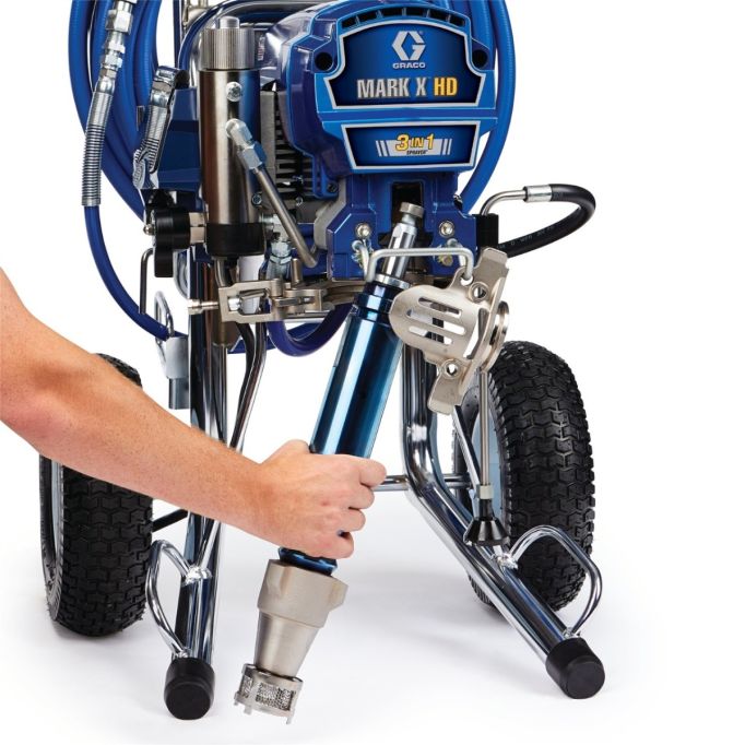 Graco Mark X Heavy Duty 3-in-1 ProContractor Series Electric Airless Sprayer (Hi-Boy)