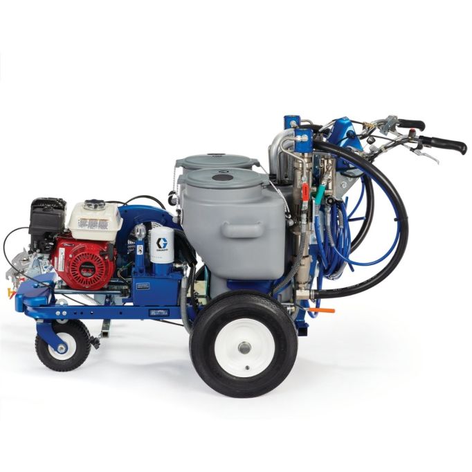 Graco LineLazer V 200DC HP Automatic Series Dual Color Gas Hydraulic Airless Line Striper w/ Two Automated Guns