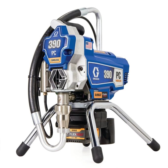 Graco 390 PC Electric Airless Sprayer (Cordless Stand)