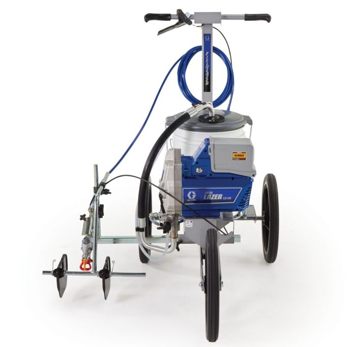 Graco FieldLazer ES 100 Battery-Powered Airless Field Striper w/ Two DeWalt Batteries