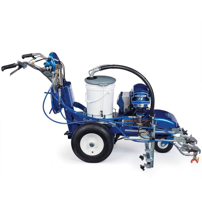 Graco LineLazer V ES 2000 Standard Series Mechanical Battery-Powered Airless Line Striper w/ Two Guns & Two Lithium Batteries
