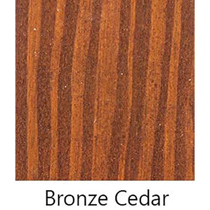 Seal-Once 1gal Bronze Cedar Marine Grade Premium Semi-Transparent Stain & Sealer