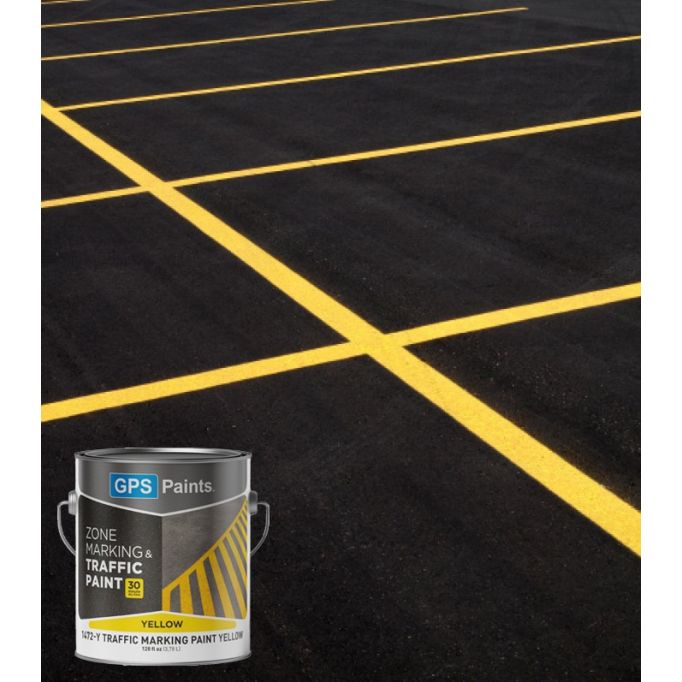 GPS Paints 1gal Yellow Zone Marking & Traffic Paint