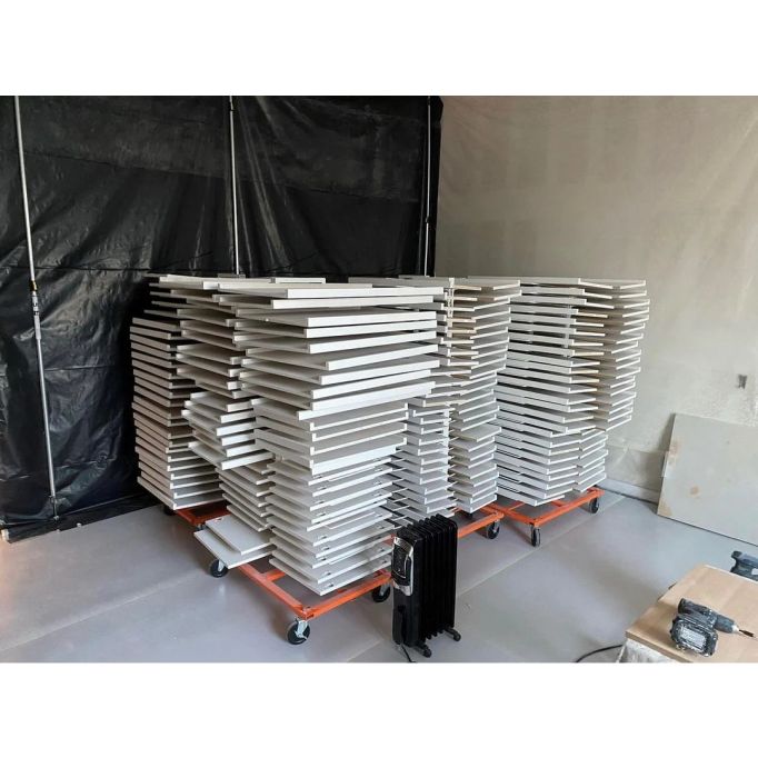 PaintLine 50-Shelf Mobile Pro Drying Rack