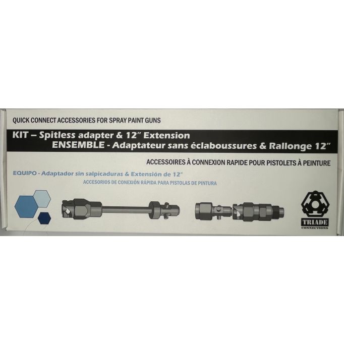 Triade Connections 12" Quick-Connect Spray Gun Extension