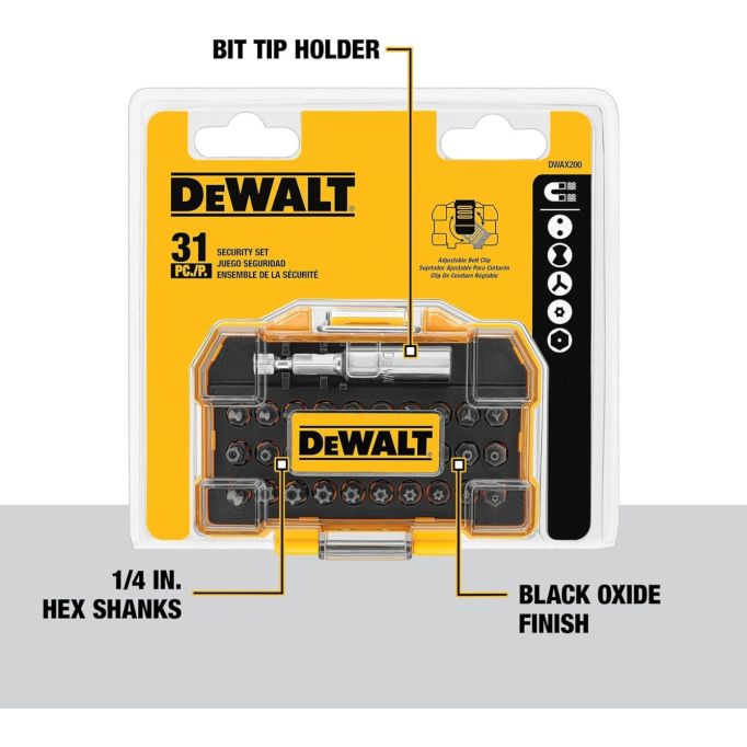 DeWalt Magnetic Bit Security Screwdriving Set (31pc)