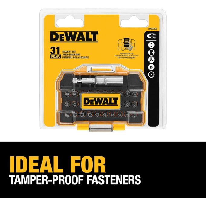DeWalt Magnetic Bit Security Screwdriving Set (31pc)