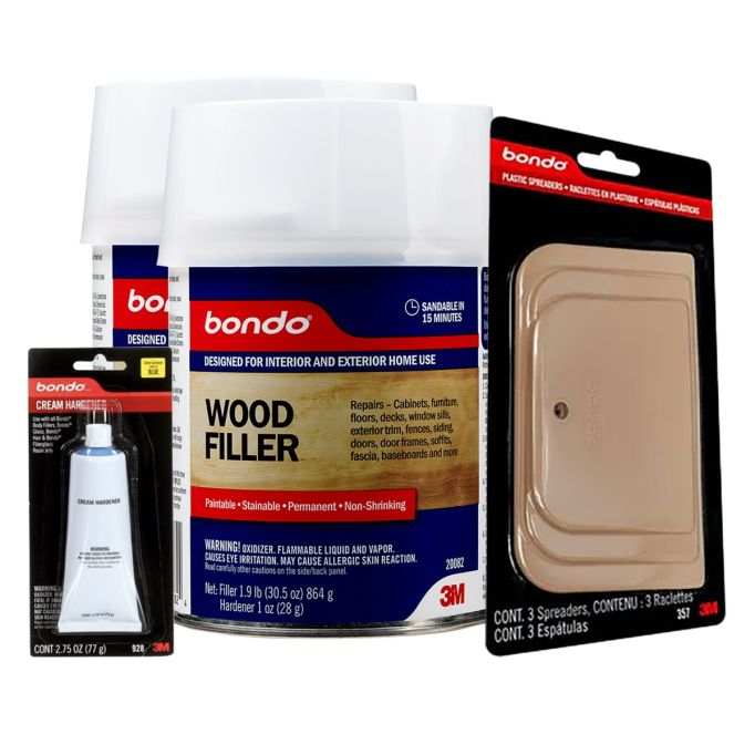 T4P Bondo Wood Filler Bundle