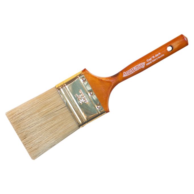 ArroWorthy Cap'N Jack White China Bristle Paint Brushes
