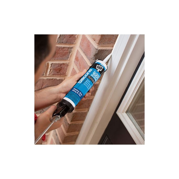 DAP 9.8oz 100% Silicone Window & Door Sealants