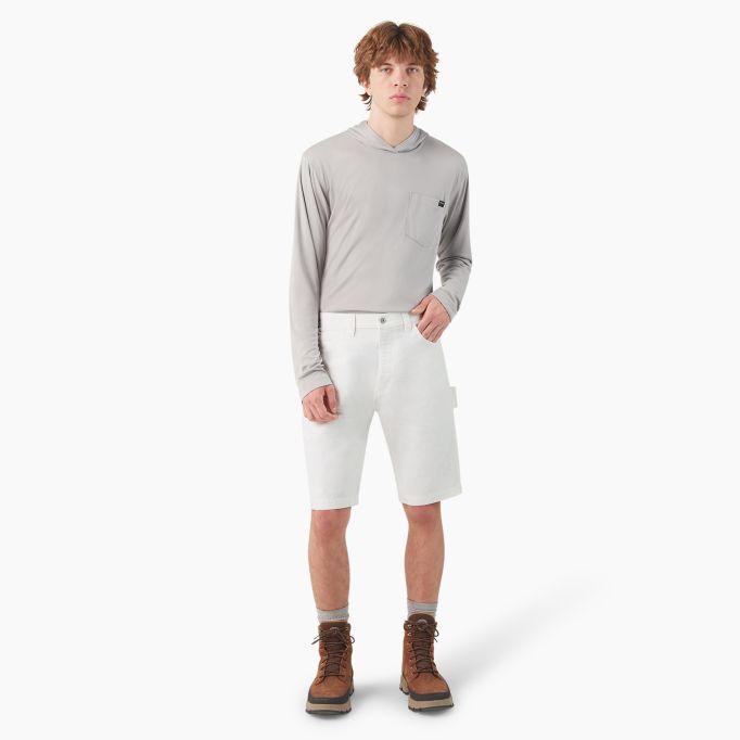Dickies White Painters Shorts w/11" Inseam