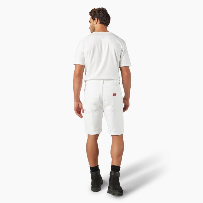 Dickies White Painters Shorts w/11" Inseam