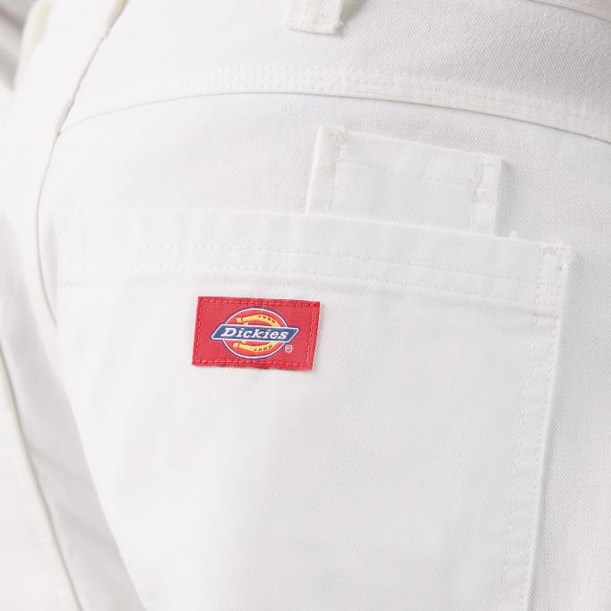 Dickies White Painters Shorts w/11" Inseam