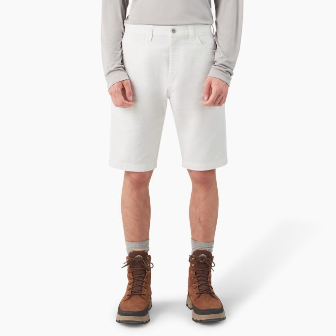 Dickies White Painters Shorts w/11" Inseam
