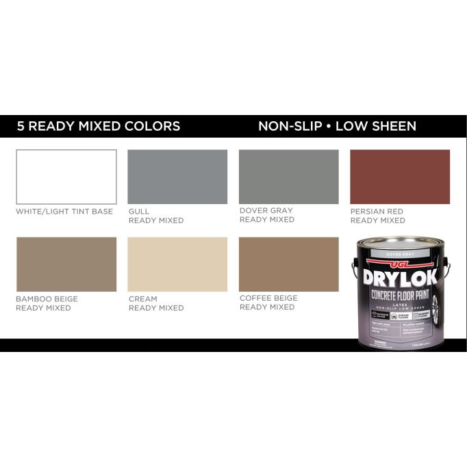 Drylok Water-Based Concrete Floor Paints