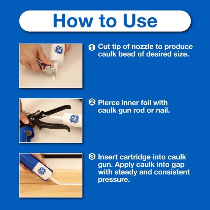 GE Silicone II Advanced Kitchen & Bath Sealants