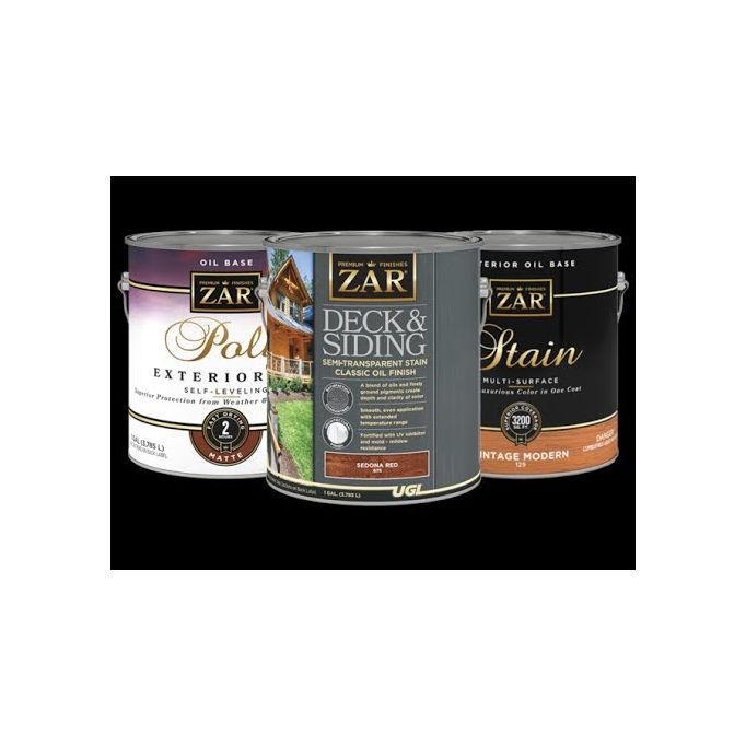 ZAR Classic Semi-Transparent Oil Finish Deck and Siding Stains