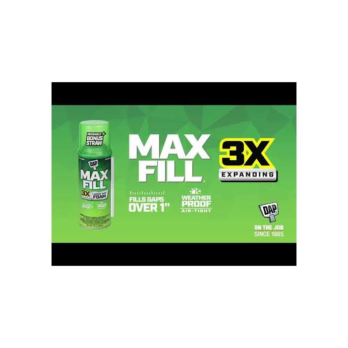 DAP Max Fill 3x Large Gap Expanding Foam Sealant