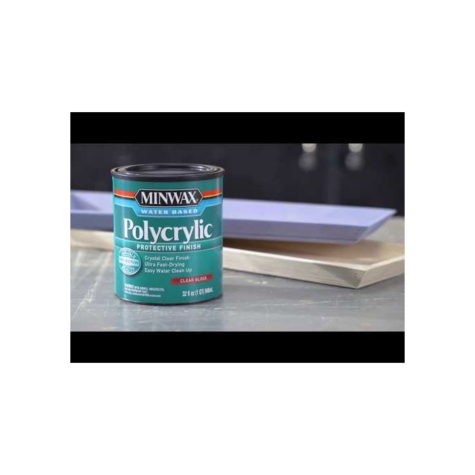 Minwax Polycrylic Water-Based Clear Protective Finishes