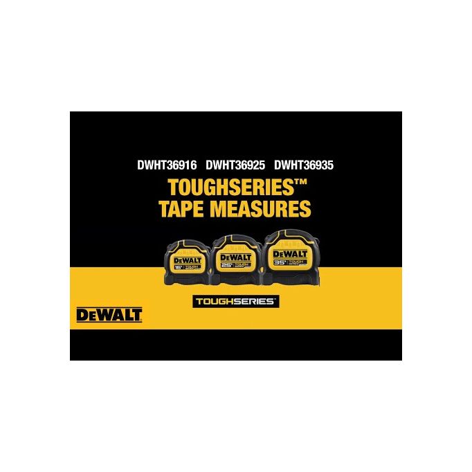 DeWalt 25' Tough Series Tape Measure
