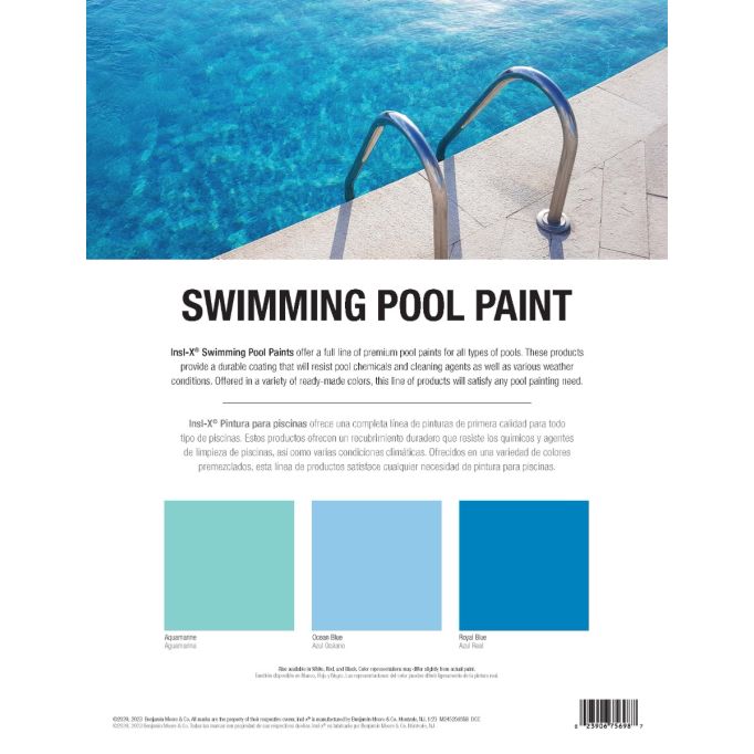 Insl-X Gallon Waterborne Semi-Gloss Pool Paints