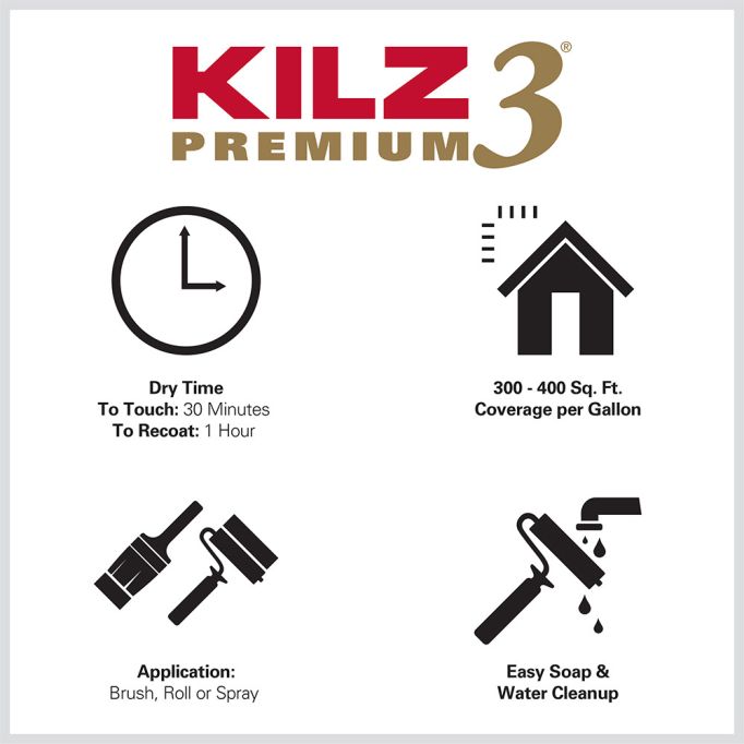 Kilz 3 Premium Interior/Exterior Primers