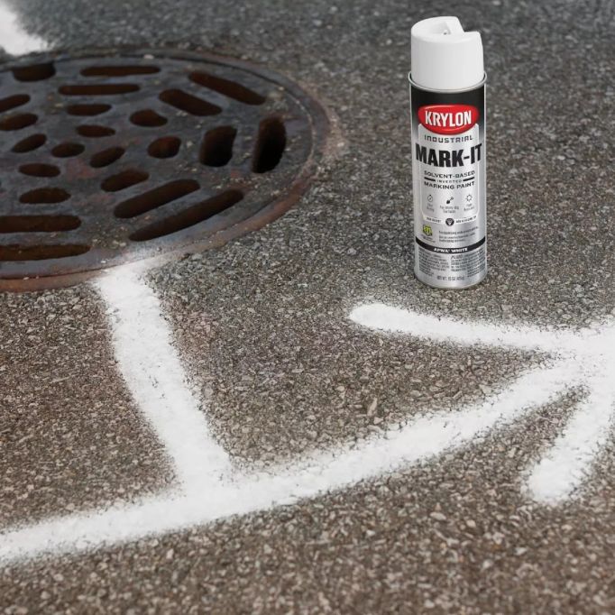 Krylon 15oz APWA Inverted Marking Contractor Solvent Based Sprays