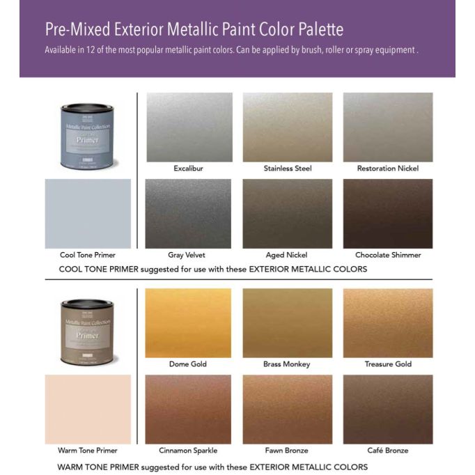 Modern Masters Metallic Exterior Paints