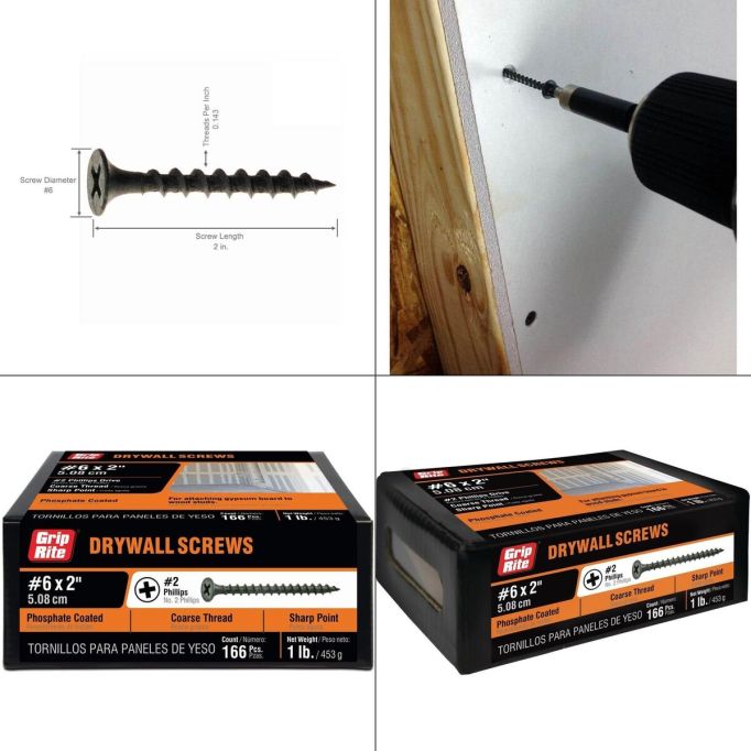 Grip-Rite Drywall Screws