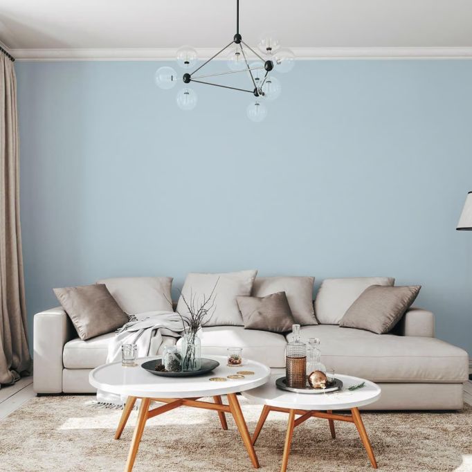 Rust-Oleum 1gal Sky Blue Eggshell SURE COLOR Interior Wall Paint