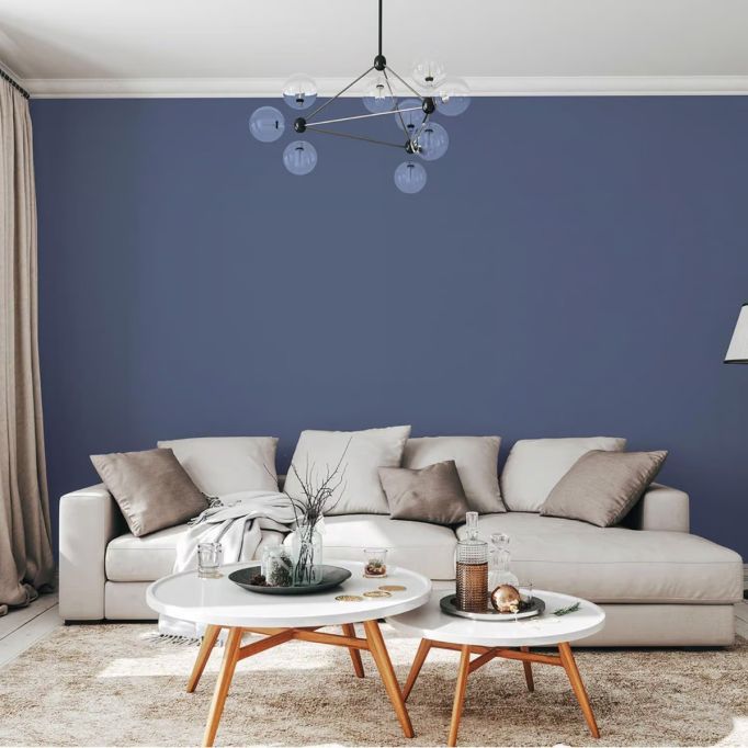 Rust-Oleum 1gal Smoked Navy Eggshell SURE COLOR Interior Wall Paint