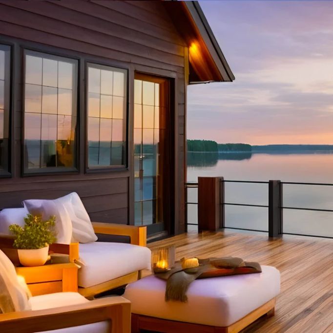 Seal-Once Marine Grade Pre-Mixed Semi-Transparent Premium Wood Stain & Sealer