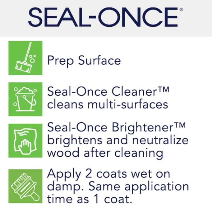 Seal-Once Custom Semi-Transparent Exterior Wood Stain & Waterproofer