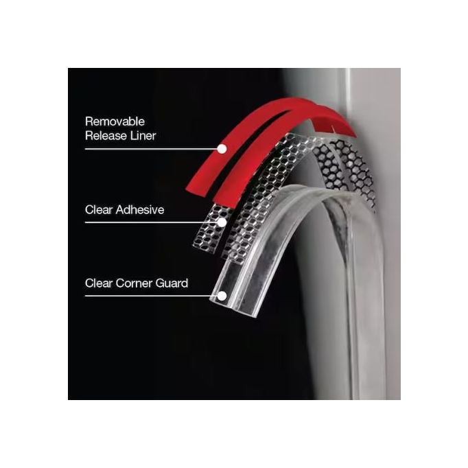 Trimaco 1.5" x 8' StayPut Flexible Corner Guard