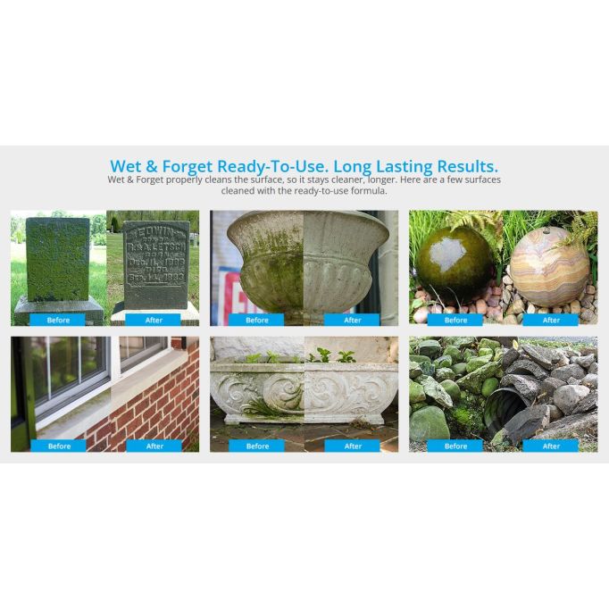 Wet & Forget Moss, Mildew, & Algae Stain Removers