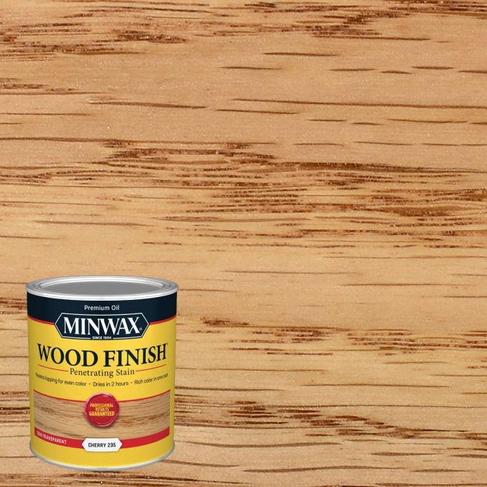 Minwax 1Qt Cherry 235 Semi-Transparent Stain (High Performance)