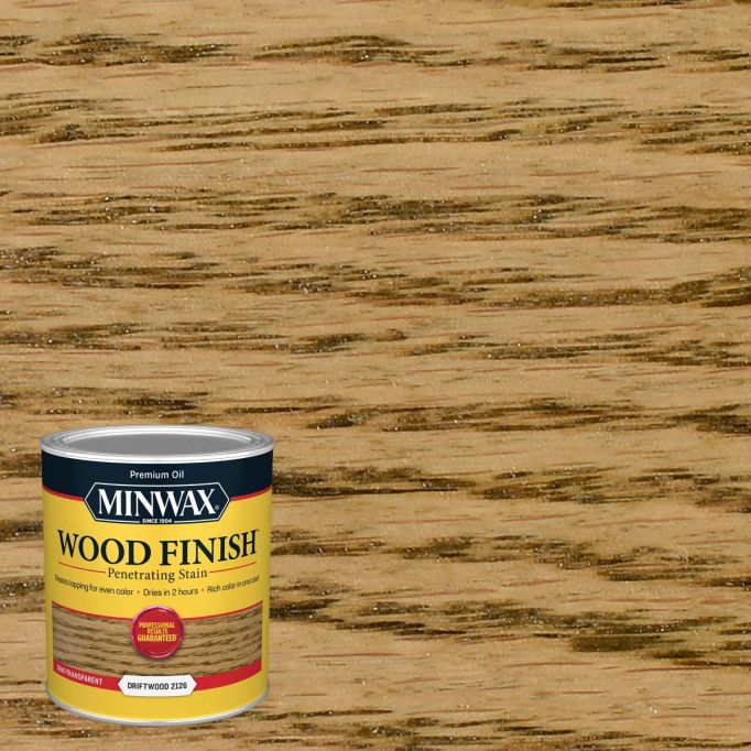 Minwax 1Qt Driftwood 2126 Semi-Transparent Stain (High Performance)