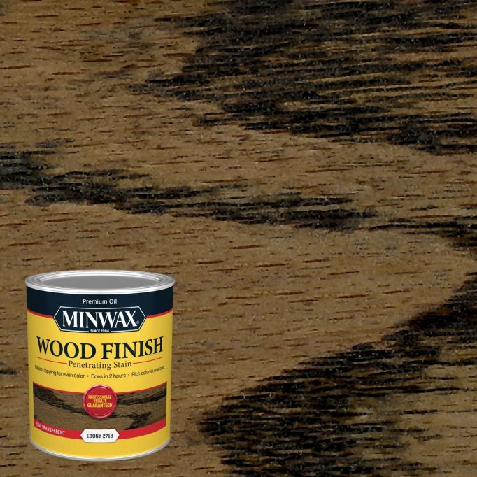 Minwax 1gal Ebony 2718 Semi-Transparent Stain (Low Odor)