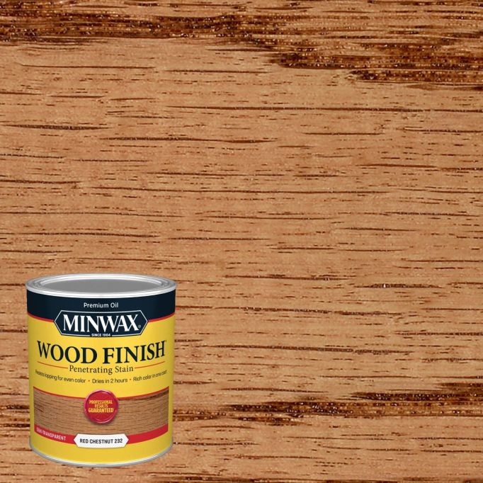Minwax .5Pt Red Chestnut 232 Semi-Transparent Stain (High Performance)